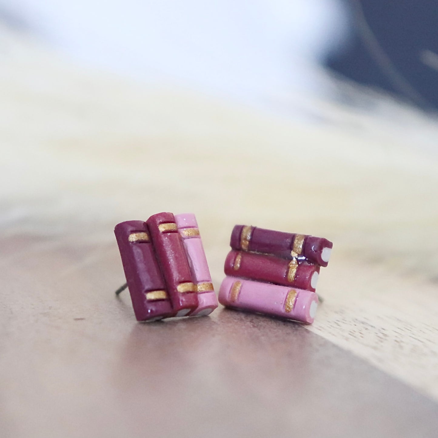 Dark Romance Book Earrings