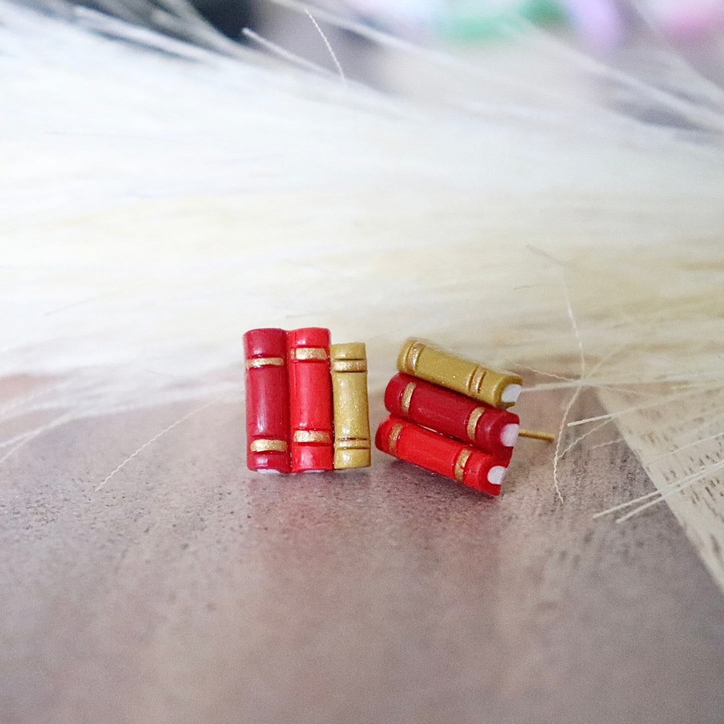 Fantasy Book Earrings
