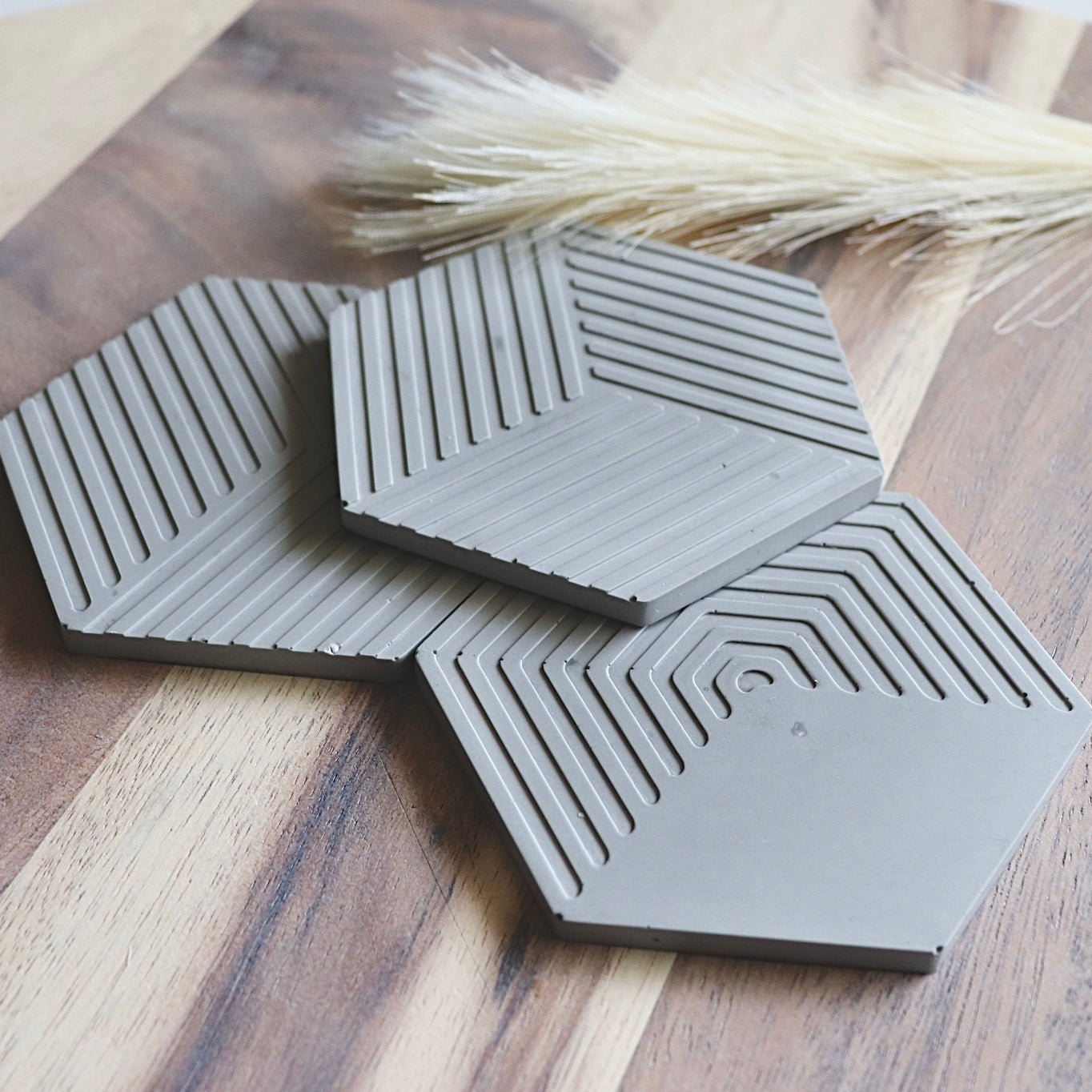 Hexagon Coaster Set