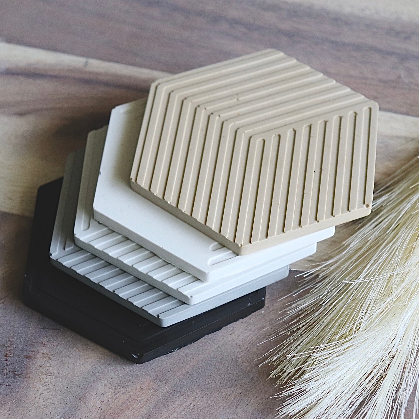 Hexagon Coaster Set