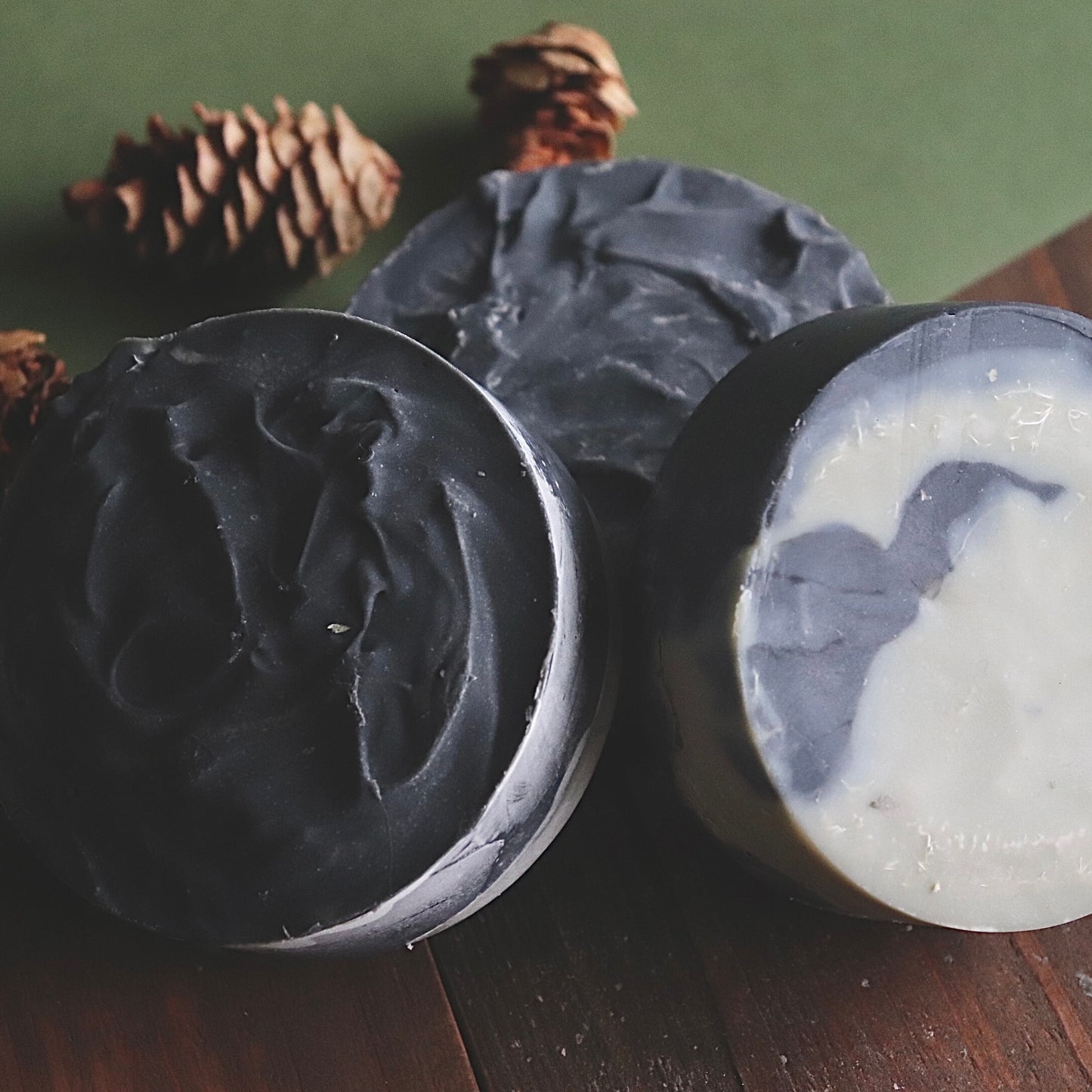 Charcoal Loofah Soap Bar