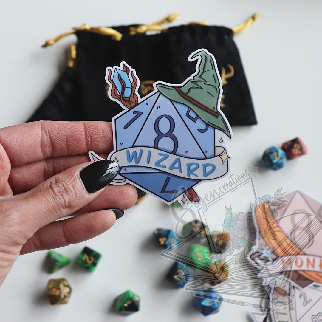 Wizard Dungeons + Dragons Sticker